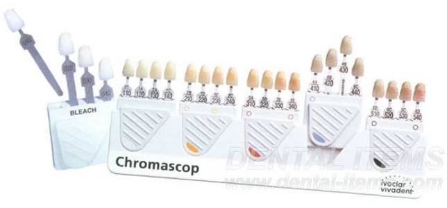 Chromascop Ivoclar Vivadent with bleach shades - BL4 BL3 BL2 BL1