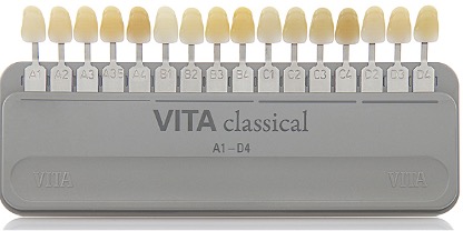 Classic Vita Colour guide - Arranged by hue